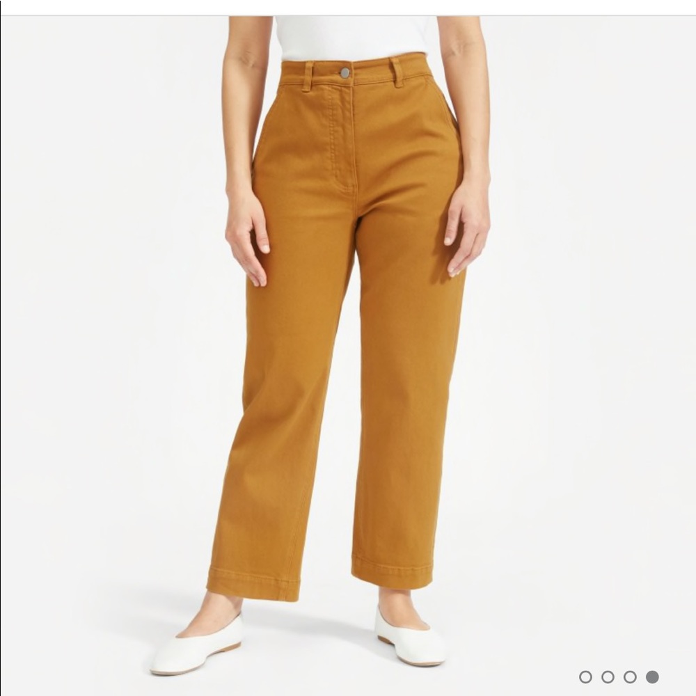 Everlane straight leg regular crop pants
